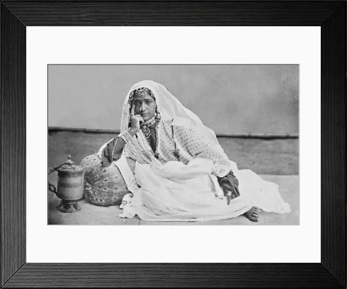 Framed Print : A lady of Kashmir, 1902 Framed Print : A lady of Kashmir, 1902