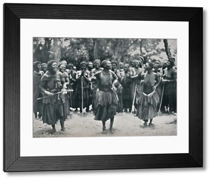 Framed Print : An African witches dance, 1912. Artist: H Exton Framed Print : An African witches dance, 1912. Artist: H Exton