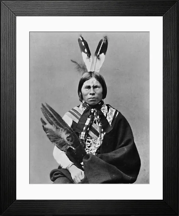 Framed Print : An Algonquin Indian, 1912. Artist: Robert Wilson Shufeldt Framed Print : An Algonquin Indian, 1912. Artist: Robert Wilson Shufeldt