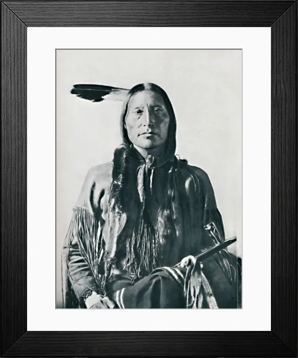 Framed Print : An Algonquin Indian, 1912. Artist: Robert Wilson Shufeldt Framed Print : An Algonquin Indian, 1912. Artist: Robert Wilson Shufeldt