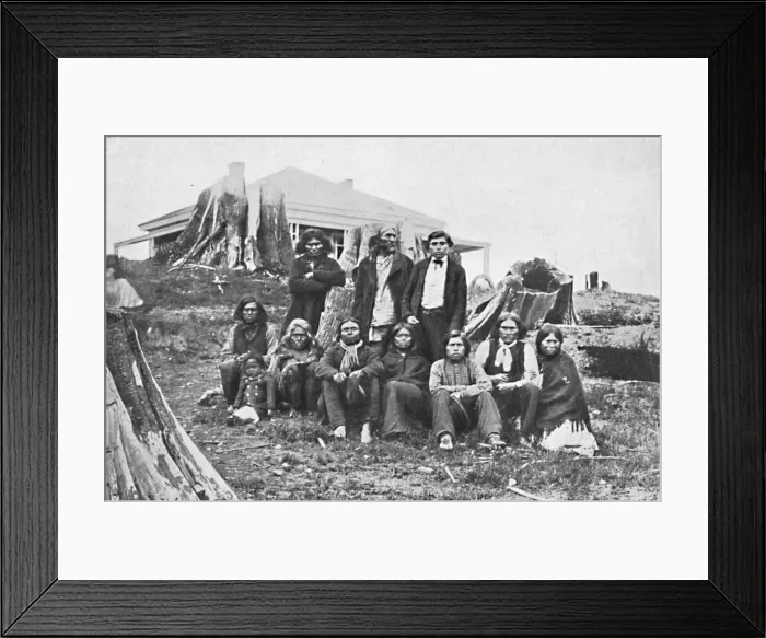 Framed Print : Fraser River Indians, British Columbia, Canada, 1912. Artist: Richard Maynard Framed Print : Fraser River Indians, British Columbia, Canada, 1912. Artist: Richard Maynard