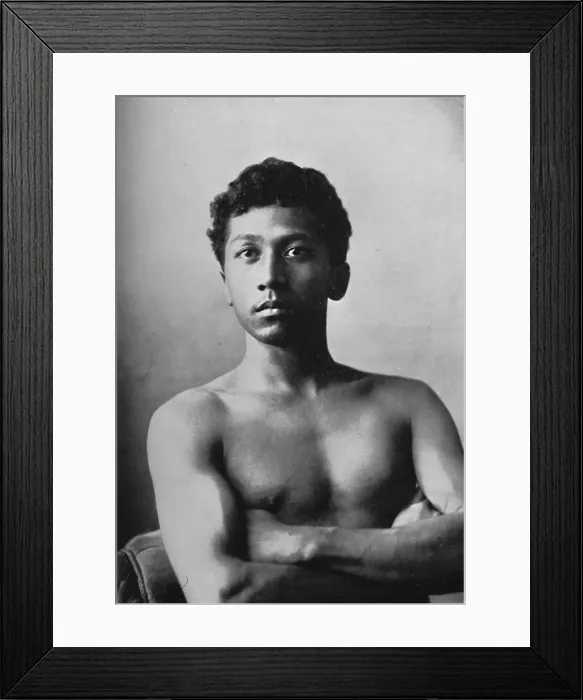Framed Print : A Hawaiian youth, Honolulu, 1902 Framed Print : A Hawaiian youth, Honolulu, 1902