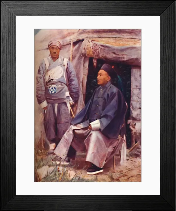 Framed Print : The Taotai of Kashgar, 1902. Artist: Prince Alexander Gagarine