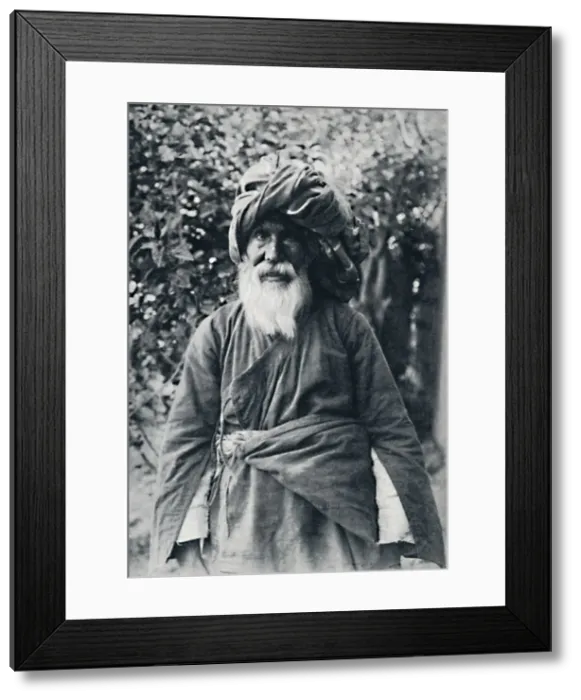 Framed Print : A Persian gardener, 1902. Artist: Herbert R Sykes Framed Print : A Persian gardener, 1902. Artist: Herbert R Sykes