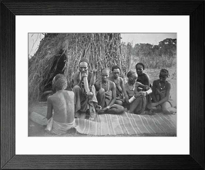 Framed Print : Ba-Bisa people from near Lake Bangweulu: East African Bantu, 1902. Artist: Poulet Weatherley Framed Print : Ba-Bisa people from near Lake Bangweulu: East African Bantu, 1902. Artist: Poulet Weatherley