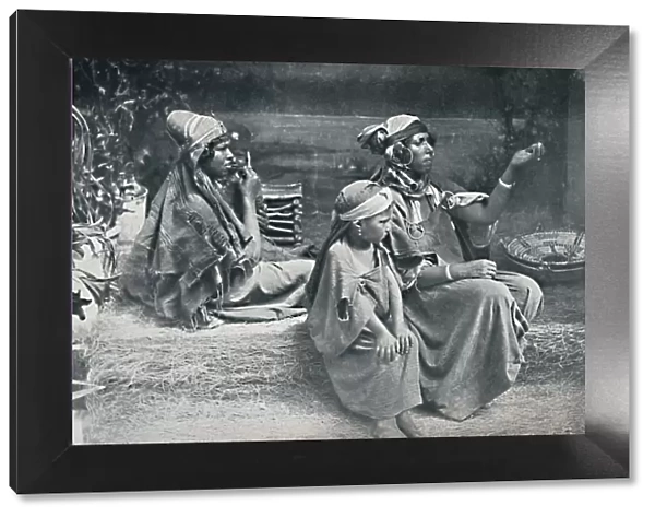 Berber country women from the interior of Tunisia, 1912. Artist: Schroeder & Co