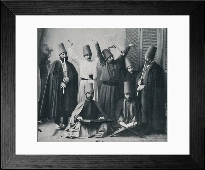 Framed Print : Egyptian dancing dervishes, 1912 Framed Print : Egyptian dancing dervishes, 1912