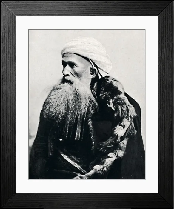 Framed Print : A native of Bosnia, 1912. Artist: F Topiq Framed Print : A native of Bosnia, 1912. Artist: F Topiq
