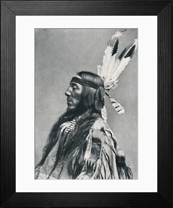 Framed Print : Profile view of a Sioux, 1912. Artist: Robert Wilson Shufeldt Framed Print : Profile view of a Sioux, 1912. Artist: Robert Wilson Shufeldt