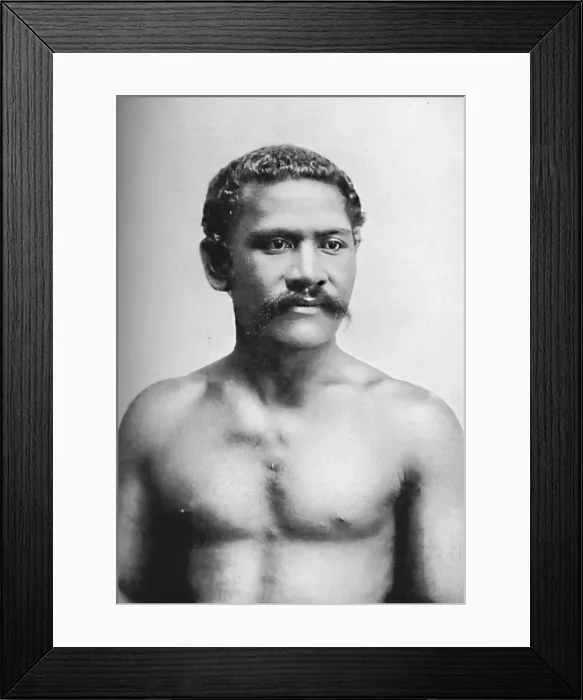 Framed Print : A Samoan chief, Vraila, 1902 Framed Print : A Samoan chief, Vraila, 1902
