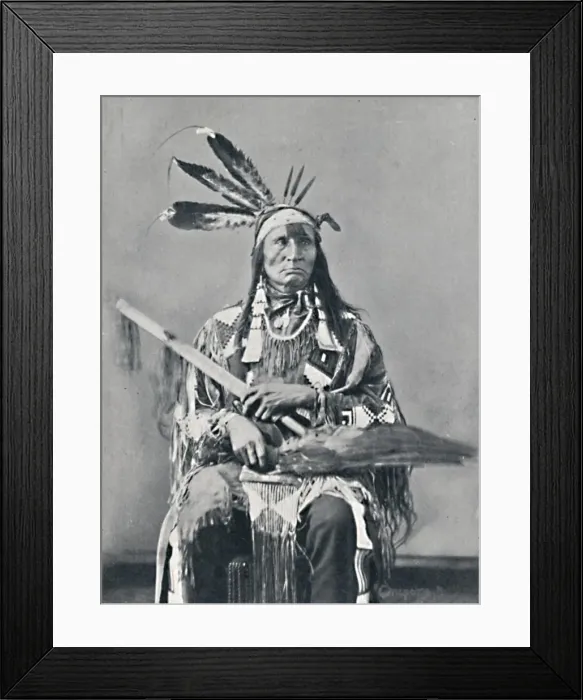Framed Print : A Sioux chief, 1912. Artist: Robert Wilson Shufeldt Framed Print : A Sioux chief, 1912. Artist: Robert Wilson Shufeldt