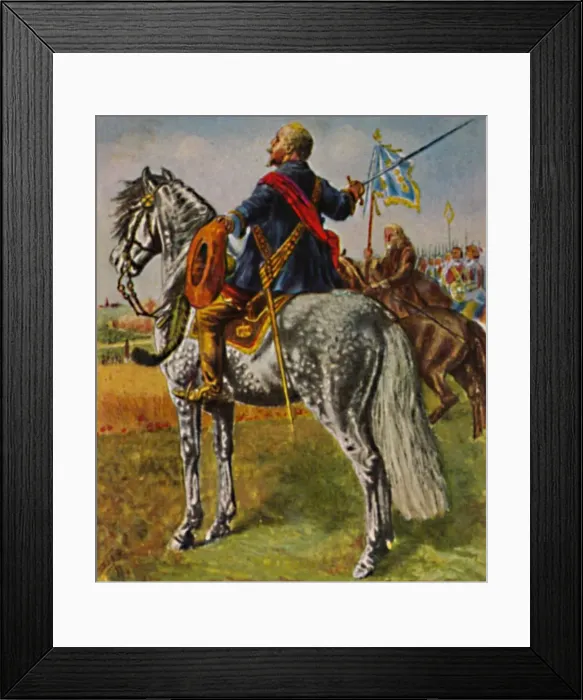 Framed Print : Gustav Adolf 1594-1632. Nach dem Gemalde von W. Camphausen, 1934 Framed Print : Gustav Adolf 1594-1632. Nach dem Gemalde von W. Camphausen, 1934