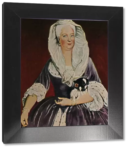 Die Mutter Friedrichs des Groszen 1687-1757. - Gemalde von Pesne, 1934