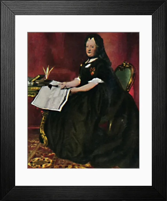 Framed Print : Kaiserin Maria Therestia 1717-1780. - Gemalde von Maron, 1934 Framed Print : Kaiserin Maria Therestia 1717-1780. - Gemalde von Maron, 1934