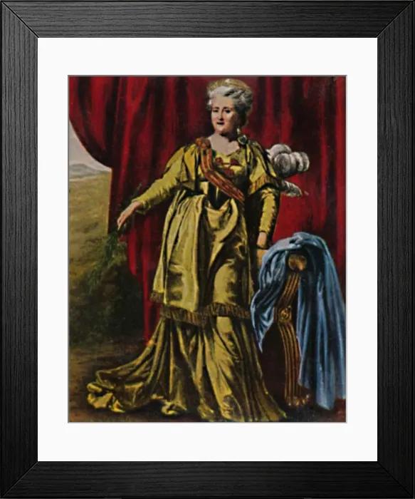 Framed Print : Kaiserin Katharina II. Von Ruszland 1729-1796. - Gemalde von Lewitzky, 1934 Framed Print : Kaiserin Katharina II. Von Ruszland 1729-1796. - Gemalde von Lewitzky, 1934