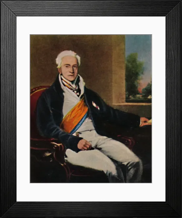 Framed Print : Staatskanzler Furst Hardenberg 1750-1822. - Gemalde von Lawrence, 1934 Framed Print : Staatskanzler Furst Hardenberg 1750-1822. - Gemalde von Lawrence, 1934