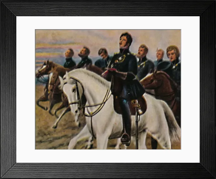 Framed Print : Theodor Korner 1791-1813. - Gemalde von M. Weese, 1934 Framed Print : Theodor Korner 1791-1813. - Gemalde von M. Weese, 1934