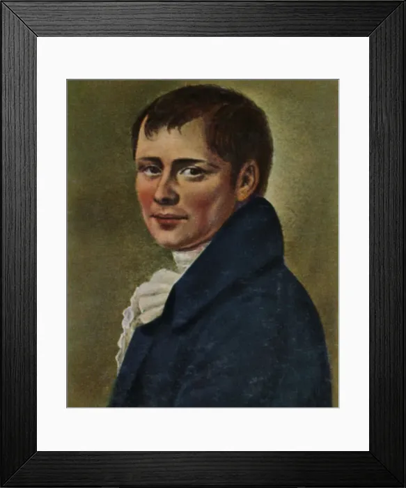 Framed Print : Heinrich von Kleist 1777-1811. - Gemalde von Graff, 1934 Framed Print : Heinrich von Kleist 1777-1811. - Gemalde von Graff, 1934