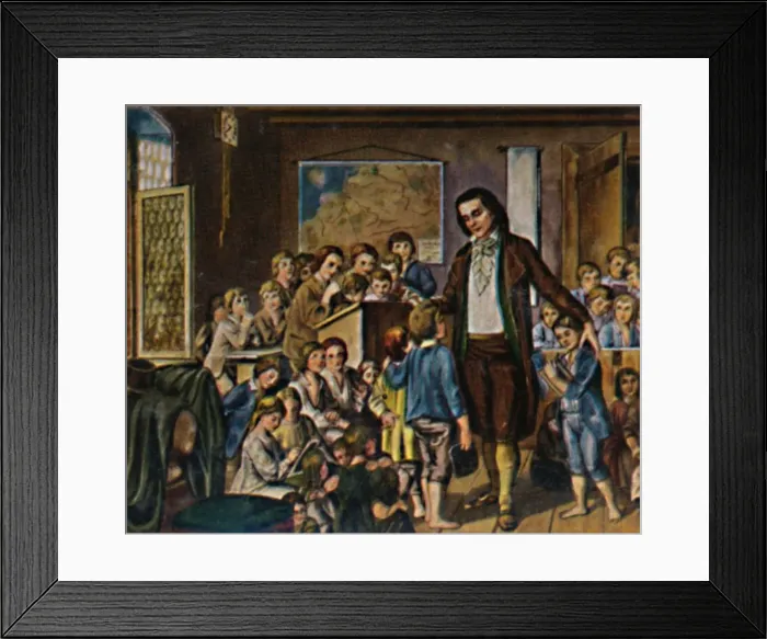 Framed Print : Johann Heinrich Pestalozzi 1746-1827, 1934 Framed Print : Johann Heinrich Pestalozzi 1746-1827, 1934