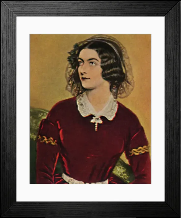 Framed Print : Lola Montez 1818-1861. - Gemalde von Stieler, 1934 Framed Print : Lola Montez 1818-1861. - Gemalde von Stieler, 1934