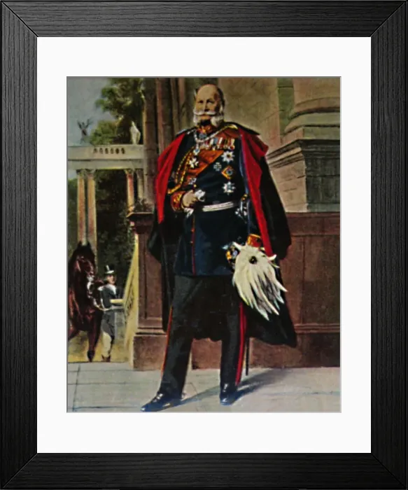 Framed Print : Kaiser Wilhelm I. 1797-1888. - Gemalde von Plockhorst, 1934 Framed Print : Kaiser Wilhelm I. 1797-1888. - Gemalde von Plockhorst, 1934