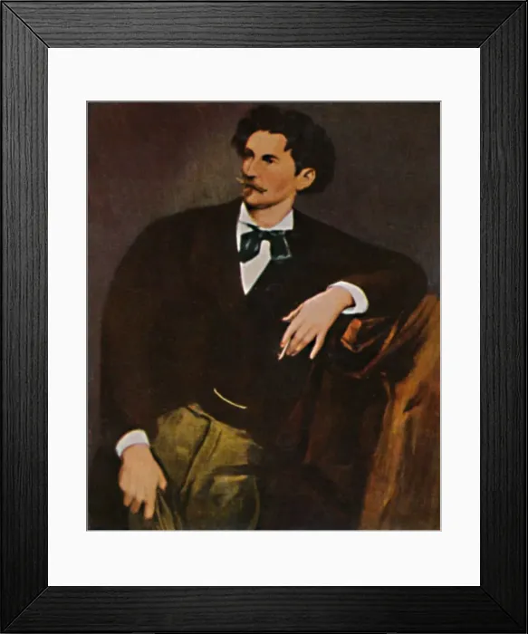 Framed Print : Anselm Feuerbach 1829-1880 - Selbstbildnis, 1934 Framed Print : Anselm Feuerbach 1829-1880 - Selbstbildnis, 1934