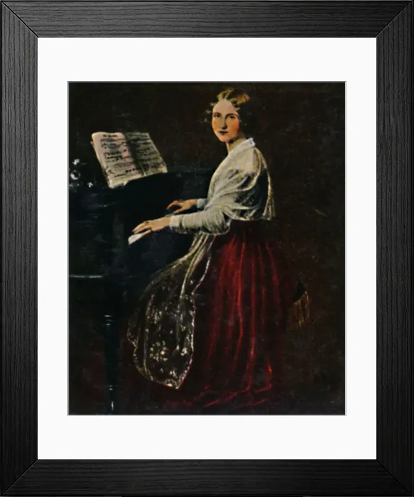 Framed Print : Jenny Lind 1820-1887. - Gemalde von Asher, 1934 Framed Print : Jenny Lind 1820-1887. - Gemalde von Asher, 1934