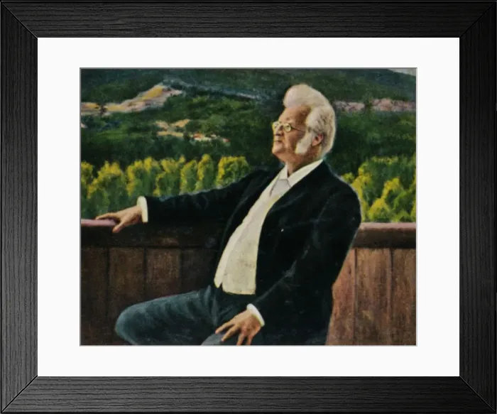 Framed Print : Bjornstjerne Bjornson 1832-1910. - Gemalde von Erik Werenskiold, 1934 Framed Print : Bjornstjerne Bjornson 1832-1910. - Gemalde von Erik Werenskiold, 1934