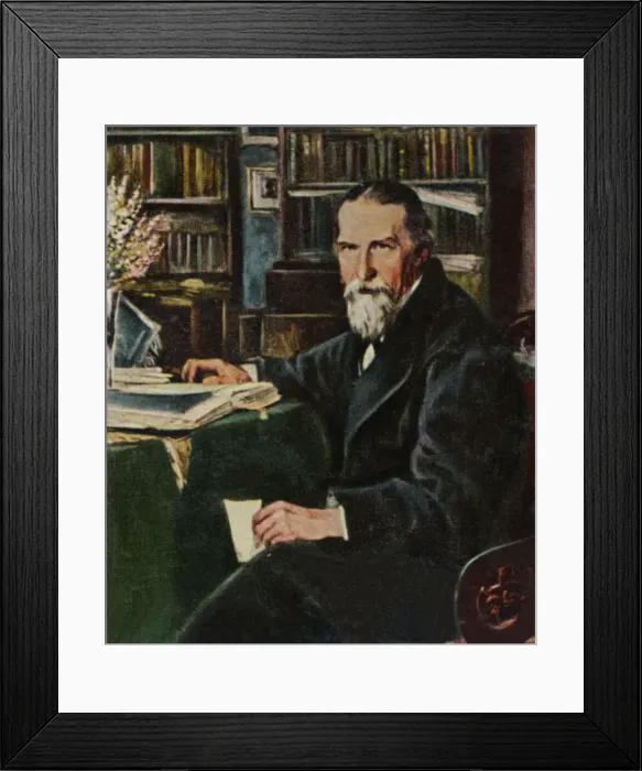 Framed Print : Wilhelm Raabe 1831-1910, 1934 Framed Print : Wilhelm Raabe 1831-1910, 1934