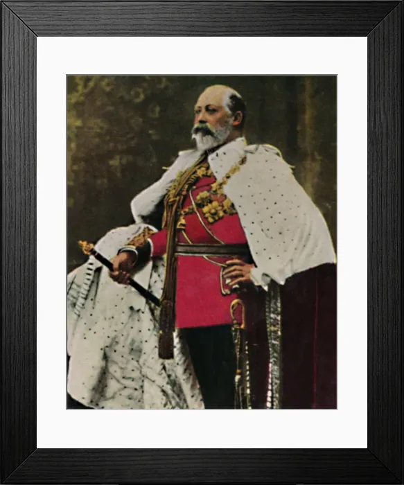 Framed Print : Konig Eduard VII. 1841-1910, 1934 Framed Print : Konig Eduard VII. 1841-1910, 1934