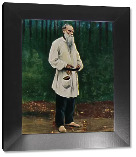 Graf Tolstoi 1828-1910. - Gemalde von Pri, 1934