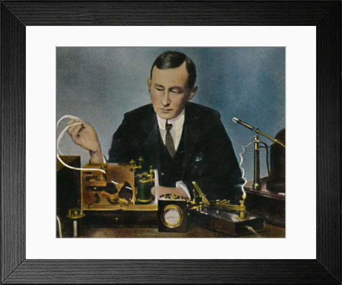 Framed Print : Marconi - Geb. 1874, 1934 Framed Print : Marconi - Geb. 1874, 1934