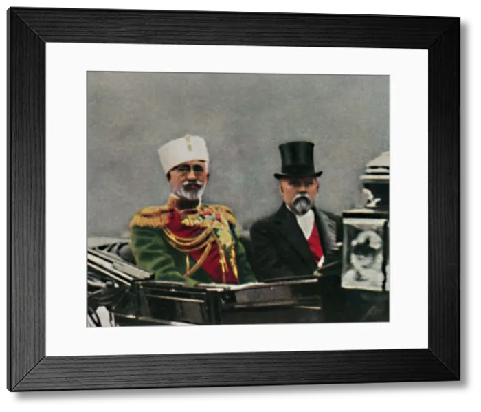 Framed Print : Groszfurst Nikolai Nikolajewitsch (1856-1929) u. Poincare (geb. 1860), 1934 Framed Print : Groszfurst Nikolai Nikolajewitsch (1856-1929) u. Poincare (geb. 1860), 1934