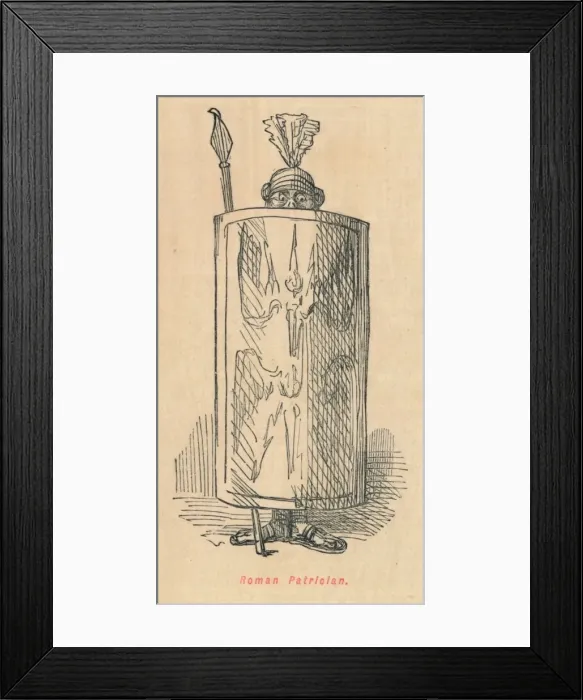 Framed Print : Roman Patrician, 1852. Artist: John Leech