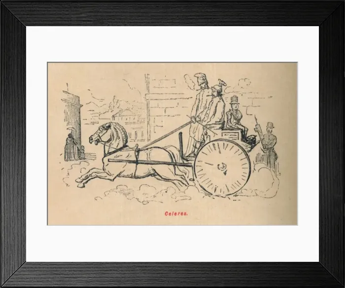 Framed Print : Celeres, 1852. Artist: John Leech
