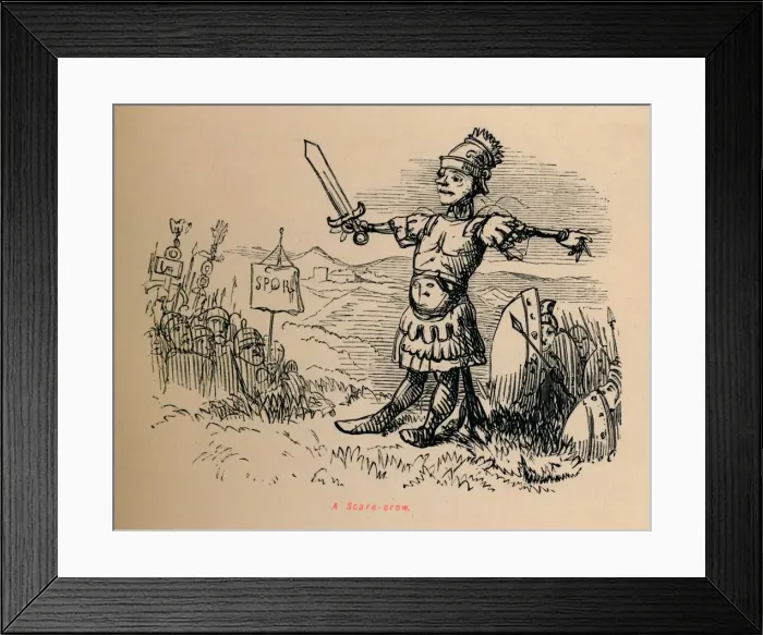 Framed Print : A Scare-crow, 1852. Artist: John Leech Framed Print : A Scare-crow, 1852. Artist: John Leech
