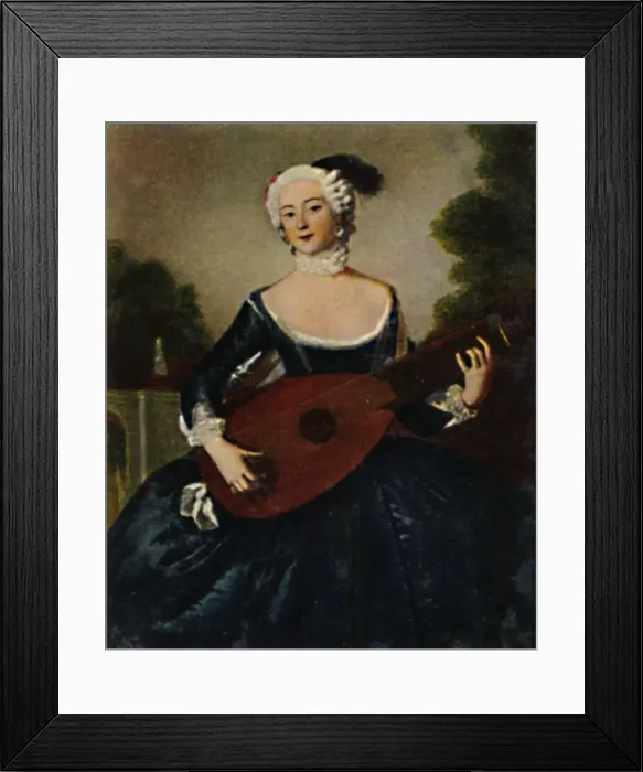 Framed Print : Die Lieblingsschwester Friedr. D. Gr. 1709-1758. - Gemalde von Pesne, 1934 Framed Print : Die Lieblingsschwester Friedr. D. Gr. 1709-1758. - Gemalde von Pesne, 1934
