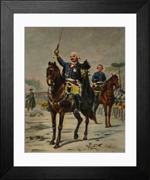 Framed Print : Der Alte Dessauer 1676-1747. - Gemalde von Camphausen, 1934 Framed Print : Der Alte Dessauer 1676-1747. - Gemalde von Camphausen, 1934