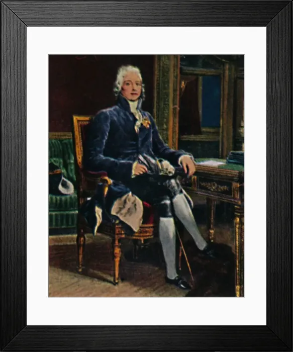 Framed Print : Herzog von Talleyrand 1754-1838, 1934 Framed Print : Herzog von Talleyrand 1754-1838, 1934