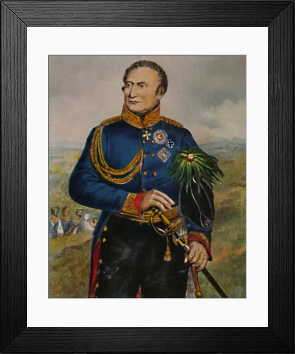 Framed Print : Feldmarschall Kleist von Nollendorf 1762-1823, 1934 Framed Print : Feldmarschall Kleist von Nollendorf 1762-1823, 1934