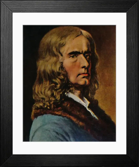 Framed Print : Adelbert von Chamisso 1781-1838. - Gemalde von Reinick, 1934 Framed Print : Adelbert von Chamisso 1781-1838. - Gemalde von Reinick, 1934