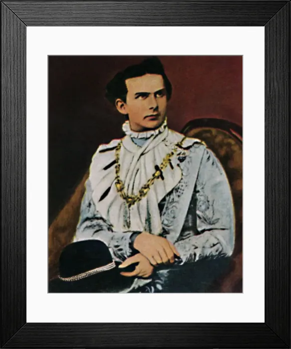 Framed Print : Konig Ludwig II. von Bayern 1845-1886, 1934 Framed Print : Konig Ludwig II. von Bayern 1845-1886, 1934
