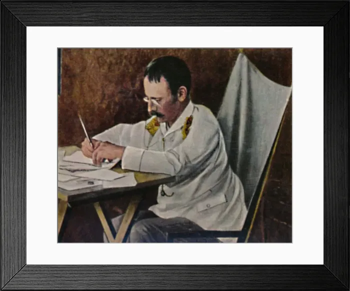 Framed Print : Dr. Carl Peters 1856-1918, 1934 Framed Print : Dr. Carl Peters 1856-1918, 1934
