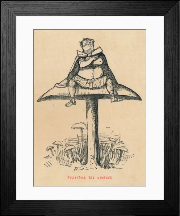 Framed Print : Superbus, the upstart, 1852. Artist: John Leech Framed Print : Superbus, the upstart, 1852. Artist: John Leech