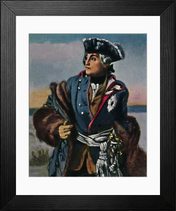 Framed Print : Herzog Eugen von Wurttemberg 1758-1822. - Gemalde von Menzel, 1934