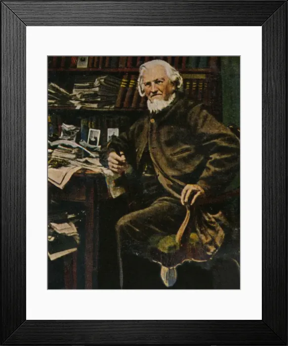 Framed Print : Hoffmann v. Fallersleben 1798-1874, 1934
