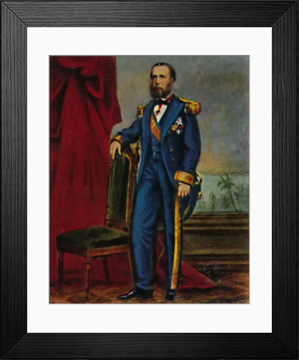 Framed Print : Kaiser Maximilian von Mexiko 1832-1867, 1934 Framed Print : Kaiser Maximilian von Mexiko 1832-1867, 1934