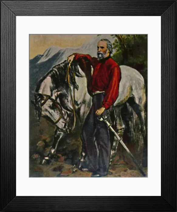 Framed Print : Giuseppe Garibaldi 1807-1882, 1934 Framed Print : Giuseppe Garibaldi 1807-1882, 1934
