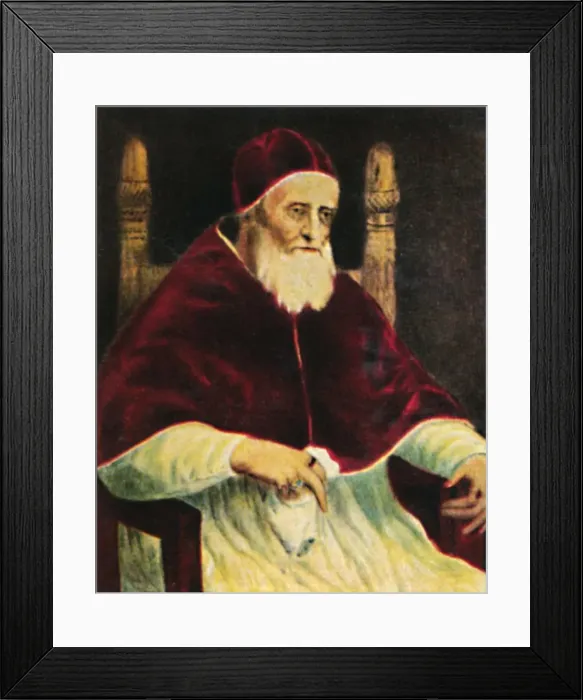 Framed Print : Papst Julus II. 1443-1513, 1934 Framed Print : Papst Julus II. 1443-1513, 1934