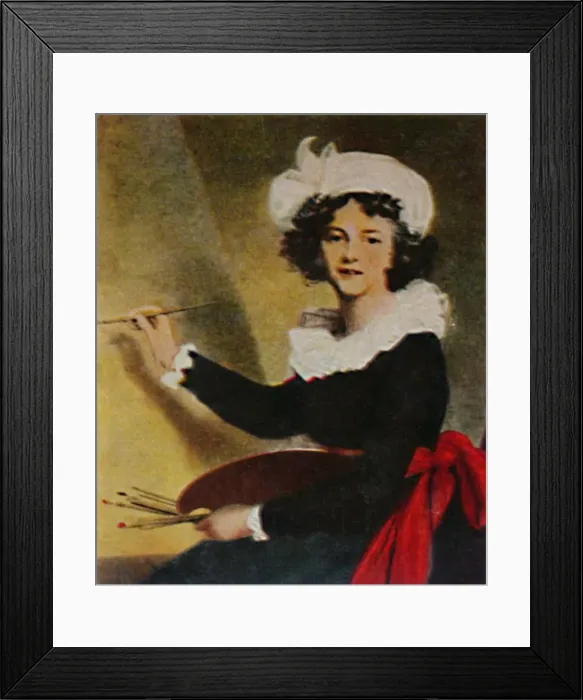 Framed Print : Elisabeth Vigee=Lebrun 1755-1842. - Selbstbildnis, 1934 Framed Print : Elisabeth Vigee=Lebrun 1755-1842. - Selbstbildnis, 1934
